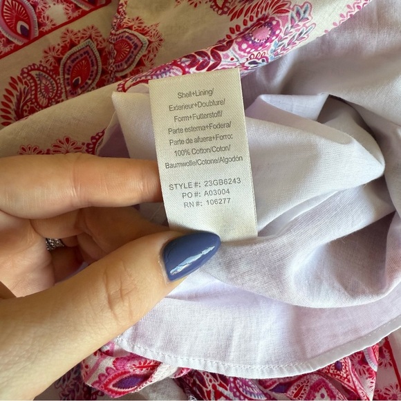 NWOT - Hale Bob - Leela Voile Maxi - Red - Picture 11 of 15